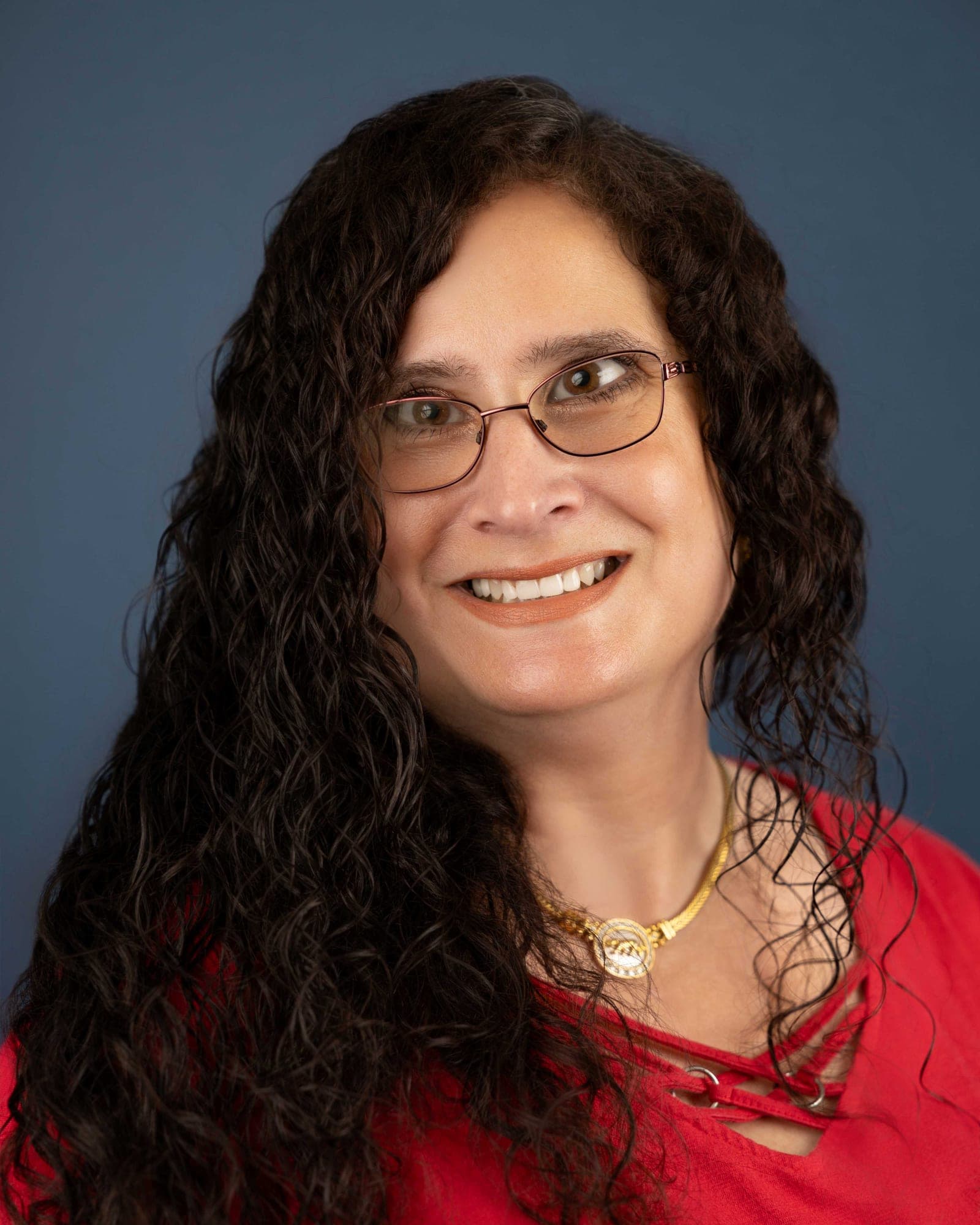 Danielle Parrill, licensed professional counselor candidate, smiling
